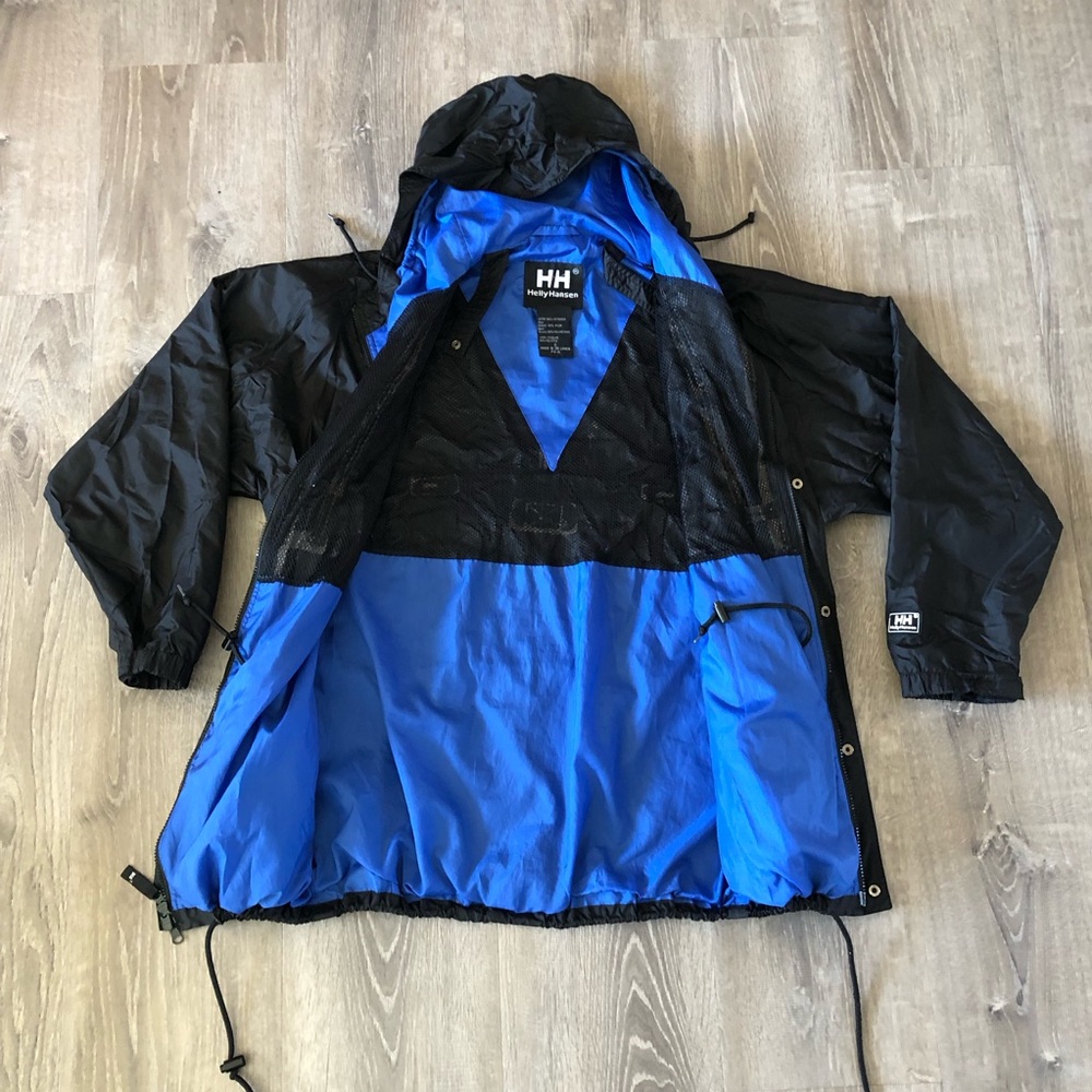 90s Helly Hansen Packable Line Drawstring Windbre… - image 2